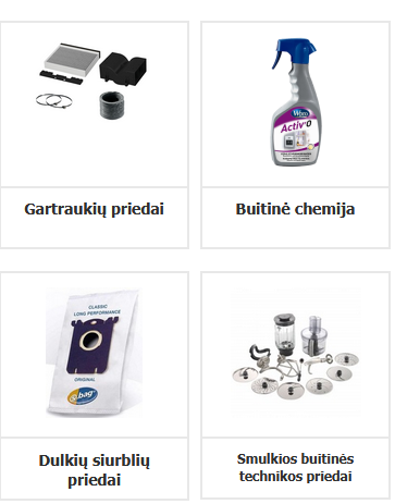 Buitinės technikos priedai