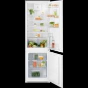178 cm.  įmontuojamas šaldytuvas su šaldikliu Electrolux  LND5FE